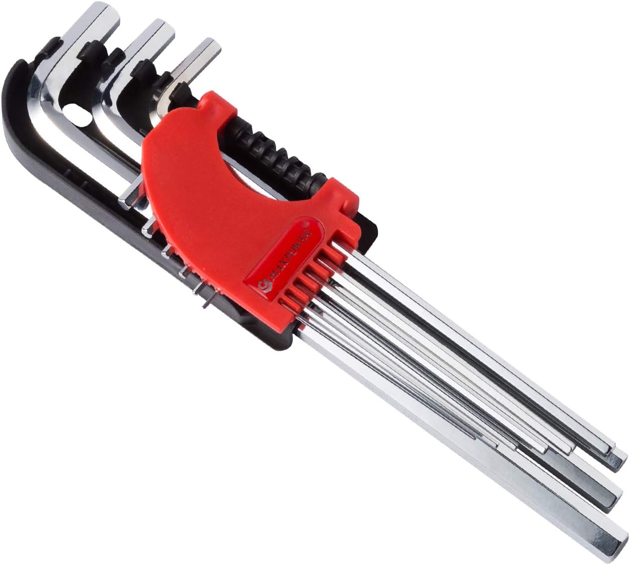 MAXPOWER 9pc Extra Long Arm Hexagonal Hex Key Set Professional Drop