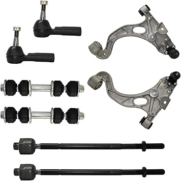 Amazon Com Detroit Axle Front Lower Control Arm For Buick Lesabre Park Avenue Cadillac Deville Seville Olds Aurora Pontiac Bonneville Tie Rod Sway Bar Ball Joint 8pc Set Automotive