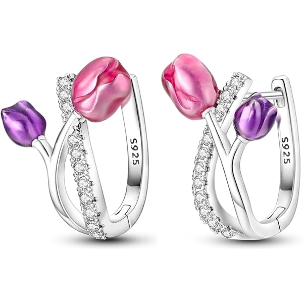 Parmuz Orecchini A Cerchio In Argento 925 Per Donna – Modelli Intrecciati Con Stelle, Luna E Occhio Di Allah, Zirconi, Ipoallergenici