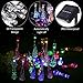 SEYEON Solar String Lights Water Drop Decorative Lights String Waterproof Outdoor Garden Fairy Lights for Patio, Yard, Home, Parties 2-Pack (Colorful)