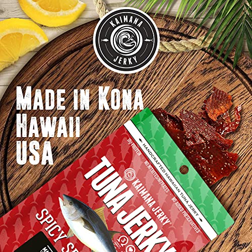 Asia Trans Spicy Sriracha Ahi Tuna Jerky WildCaught & Organic Fish