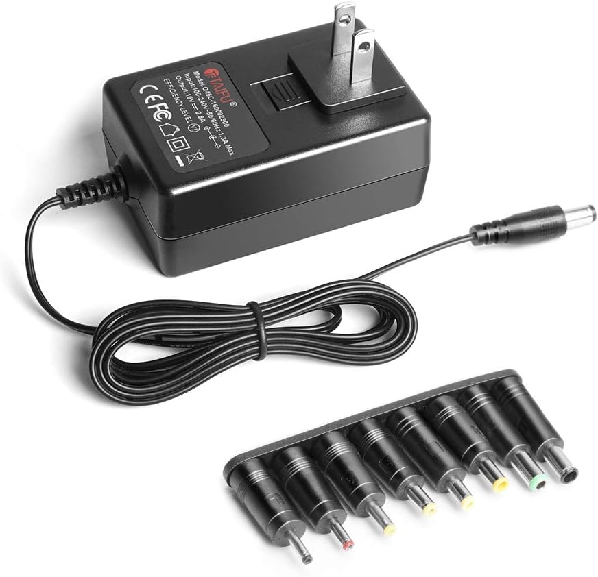 TAIFU 16V AC Adapter Charger for Fujitsu ScanSnap S510 S500M LifeBook S6200 S6210 S1500 S1500M Yamaha PA-300 PA-300C Altavoces Bowers & Wilkins Zeppelin Mini,Canon imageFORMULA DR-C125 Power Supply