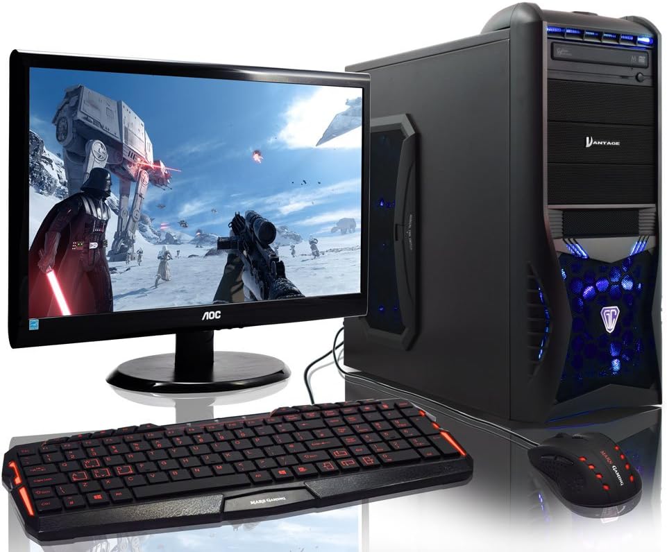 ADMI ULTRA GAMING PC with Monitor, Keyboard and Mouse Intel Skylake