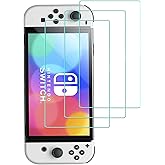 beukei (3 Pack Designed for Nintendo Switch 2 (2025) Screen Protector Tempered Glass, Anti Scratch, Bubble Free, 9H Hardness