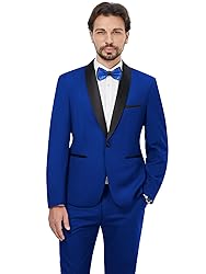 MAGE MALE Mens Tuxedo Jacket Shawl Lapel Suit