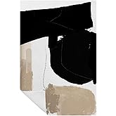 Boho Kitchen Towels, Abstract Black and White Hand Towels for Bathroom, Minimalist Mid Century Modern Dish Towels Tea Towels for Kitchen, Boho Kitchen Decor, Minimalist Bathroom Decor, 16x24 Inch