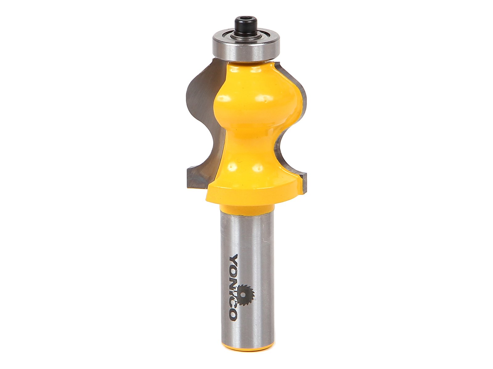 Yonico 18135 - Foot Molding Router Bit, Wavy - Cutting Height: 1-1/4" - 1/2" Shank