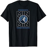 NBA - Minnesota Timberwolves Stacked City Logo T-Shirt