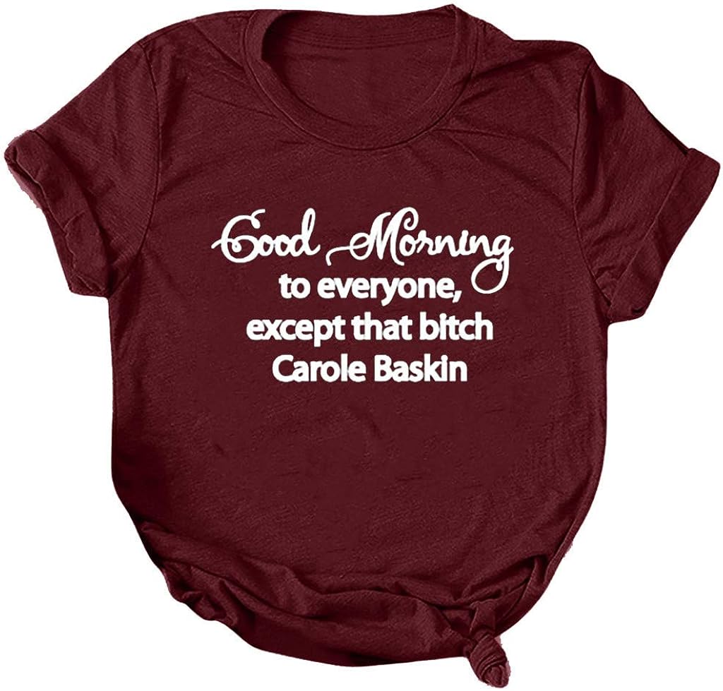 Women's Cute Casual Tops Tees Funny Blouse Tees Short Sleeve Christmas Long Sleeve T-Shirt Love Graphic Tees Tops