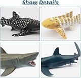 toymany 6PCS 12-14CM Realistic Shark Bath Toy Figurines Sea Animals Set Kids view 8