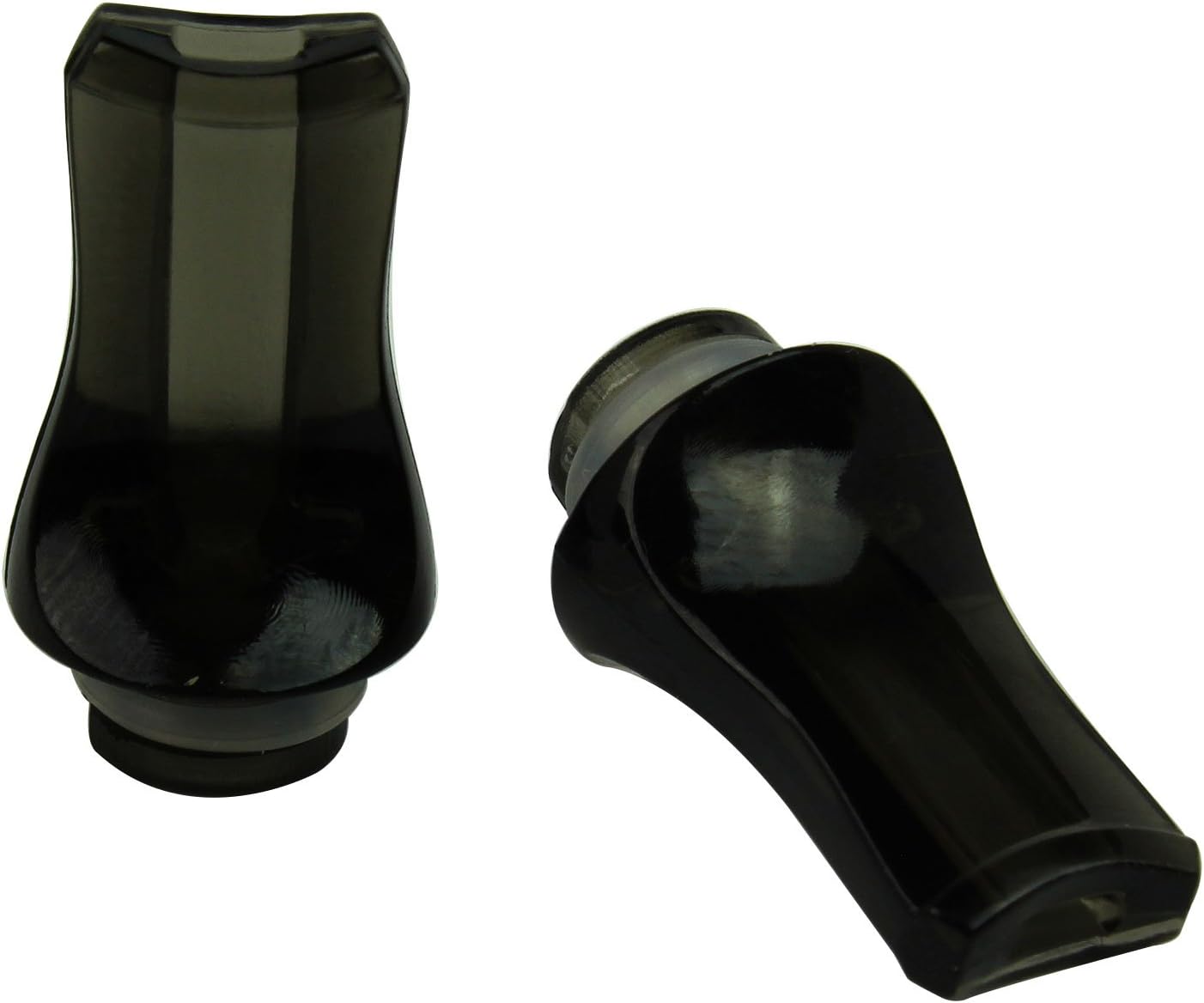 invapa® Acrylic Flat Drip Tip / Mouthpiece 510 push fitting (BLACK
