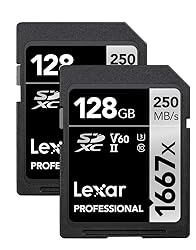 Lexar 128GB (2-Pack) Professional 1667x SD