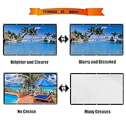 180 Inch Portable Projector Screen, YF2009SZ 16:9
