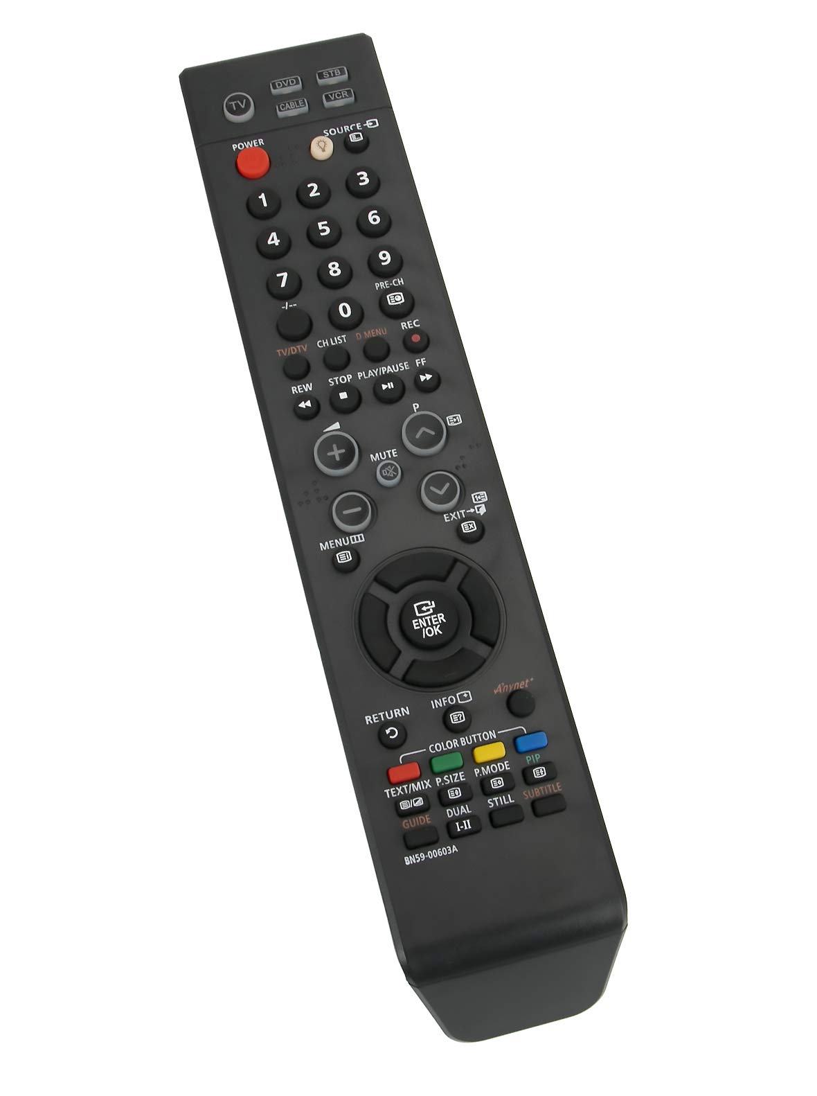 VINABTY BN59-00603A Remote Control Replacement for Samsung BN5900603A TV LE40N87 LE-40N87 LE40R88BD LE-40R88BD LE46M86BD LE-46M86BD Remote Controller