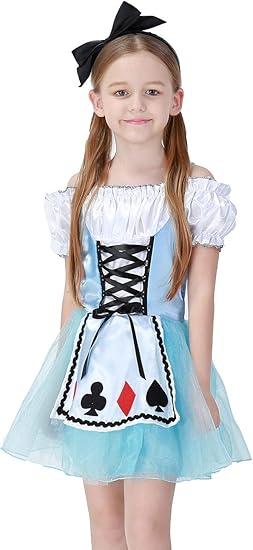 Amazon グロウンチャーム ハロウィン 仮装 子供 コスチューム 女の子 かわいい ワンピース リボン カチューシャ付き Oc0003 キッズコスチューム 服 ファッション小物 Amazon グロウンチャーム ハロウィン 仮装 子供 コスチューム 女の子 かわいい ワンピース リボン カチューシャ付き Oc0003 キッズコスチューム 服 ファッション小物