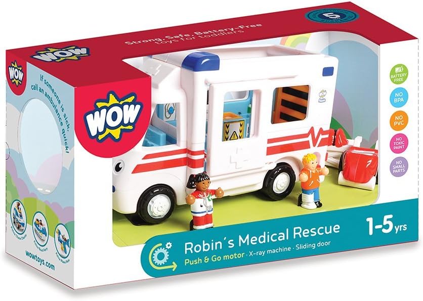 wow toys robin's medical rescue