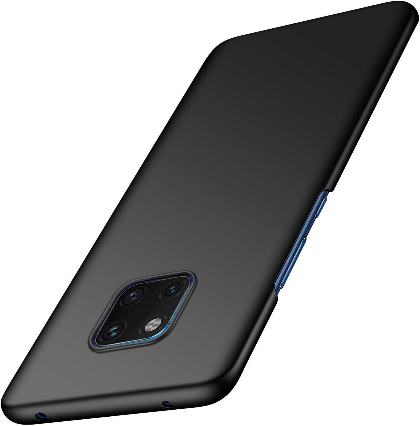 Toppix Case for Huawei Mate 20 Pro, Hard PC Backcover [Anti-Scratch] [Ultra-Light] Slim Shell Protective Cover for Huawei Mate 20 Pro (Black)