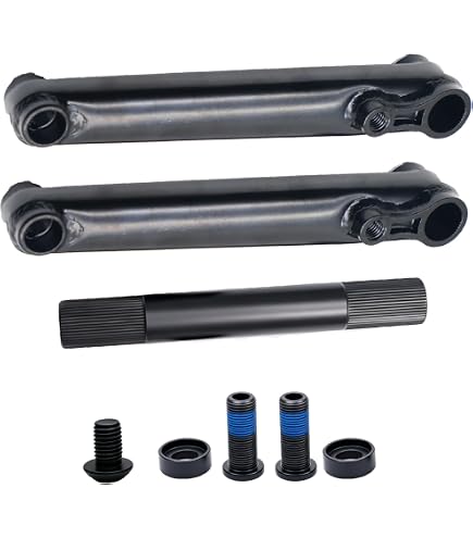 Amazon.com : Tracer BMX 3pc Crank Set,Single Speed Bike Crankset