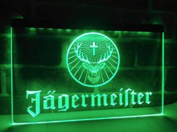 Deutsch Likör und Spirituosen Neon LED Zeichen Werbung Neonschild Grün