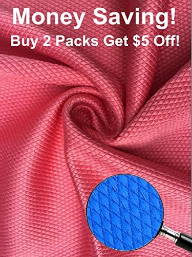 Mother's Day Big Sale! Microfiber Cleaning Cloths for Polishing Stainless Steel Kitchen Appliances Glass Streak Free 16inch*16inch 3-pack