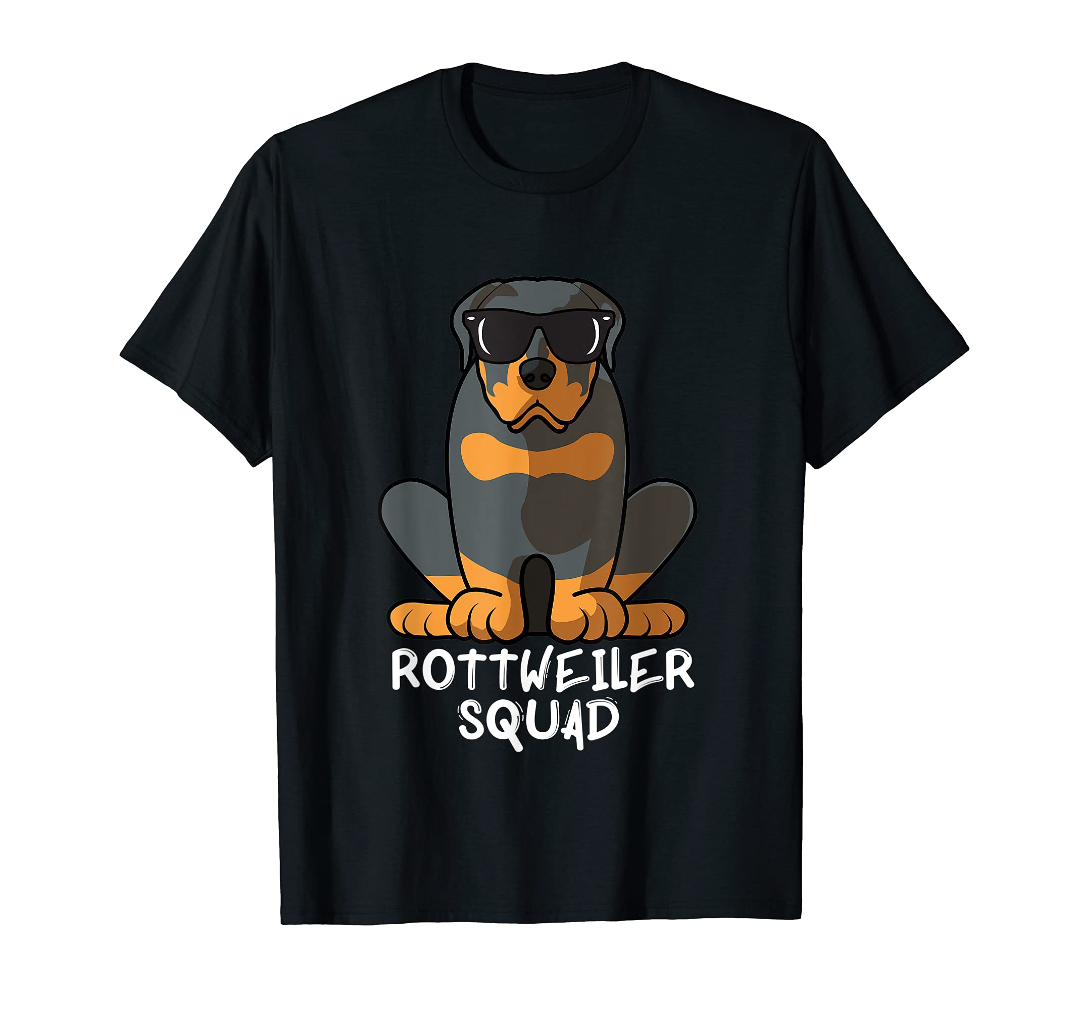 Cool Rottweiler Squad Dog Mom Dog Dad T-Shirt