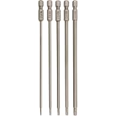 RC Hex Bit 1.5mm 2.0mm 2.5mm 3.0mm 4mm for Electric Screwgun/Power Drill | 6 Inch Power Bits,Hex Head Allen Wrench Drill Bit Set,Professional Grade &frac14; Inch Hex Shank for Screwdrivers,High Quality Steel