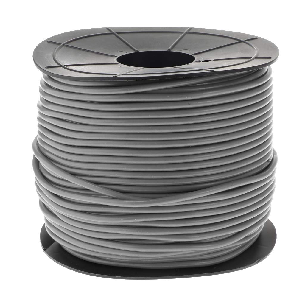 Milageto Elastic 1 Reel 4mm PVC Plastic Welding Round Rod Wire for PVC Floor - Gray, as described, Gray, as described
