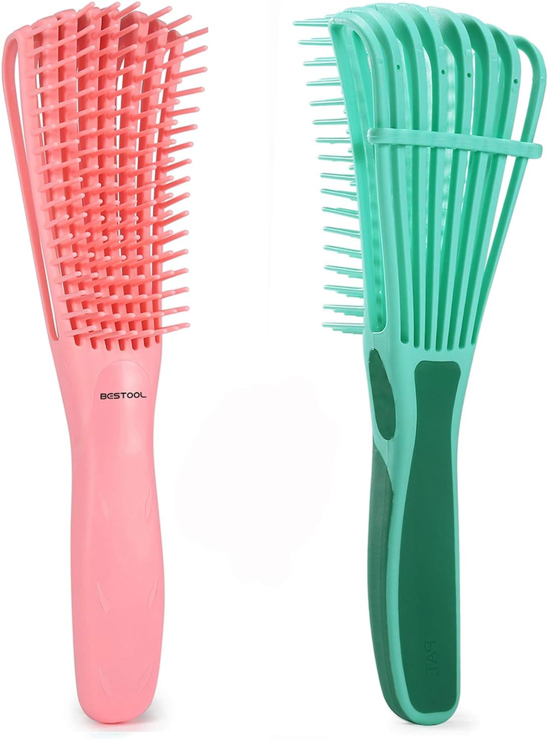 BESTOOL 2Pack Detangler Brush, Detangling Brush for Natural Hair, Curly