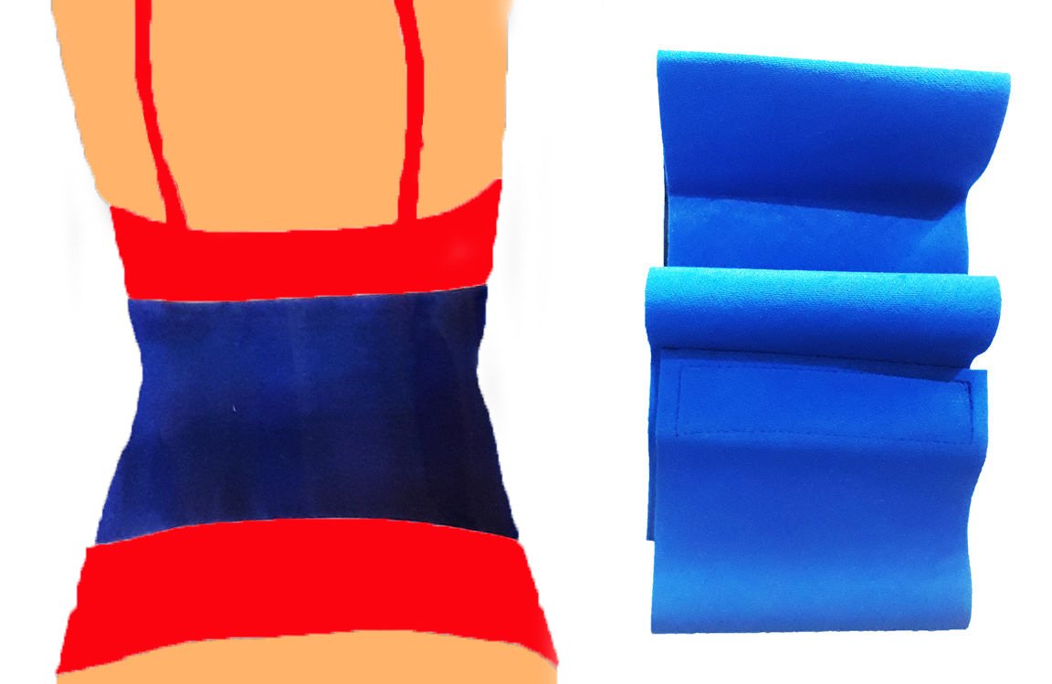 Shield Relieve Neoprene Waist Support Belt Firm & Secure Support Warms & Soothes