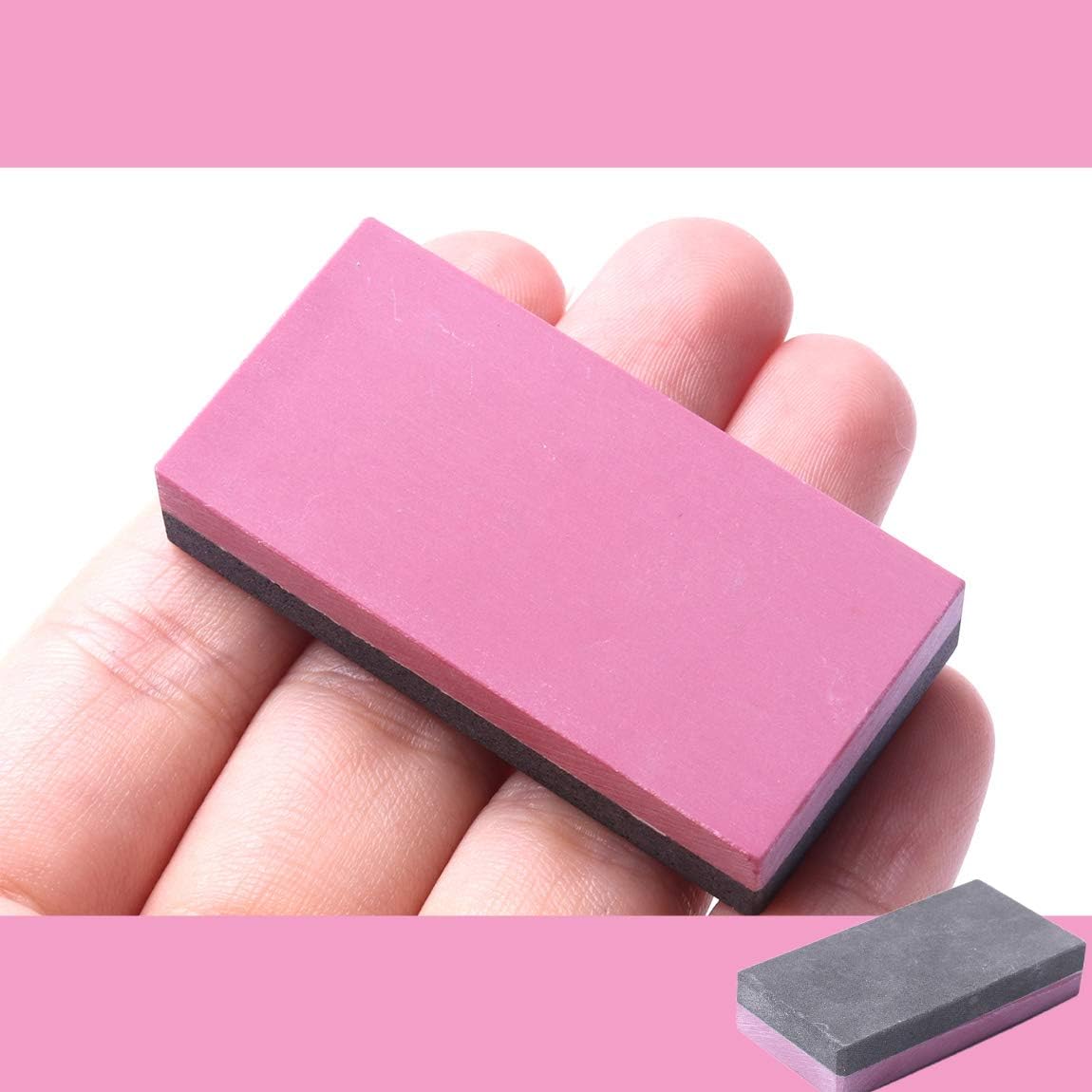 CBRIGHT Knife Sharpening Stone 1PC Whetstone 2 Sided 800#/3000# Combination Pocket-Sized Sharpening Stone - Image 4