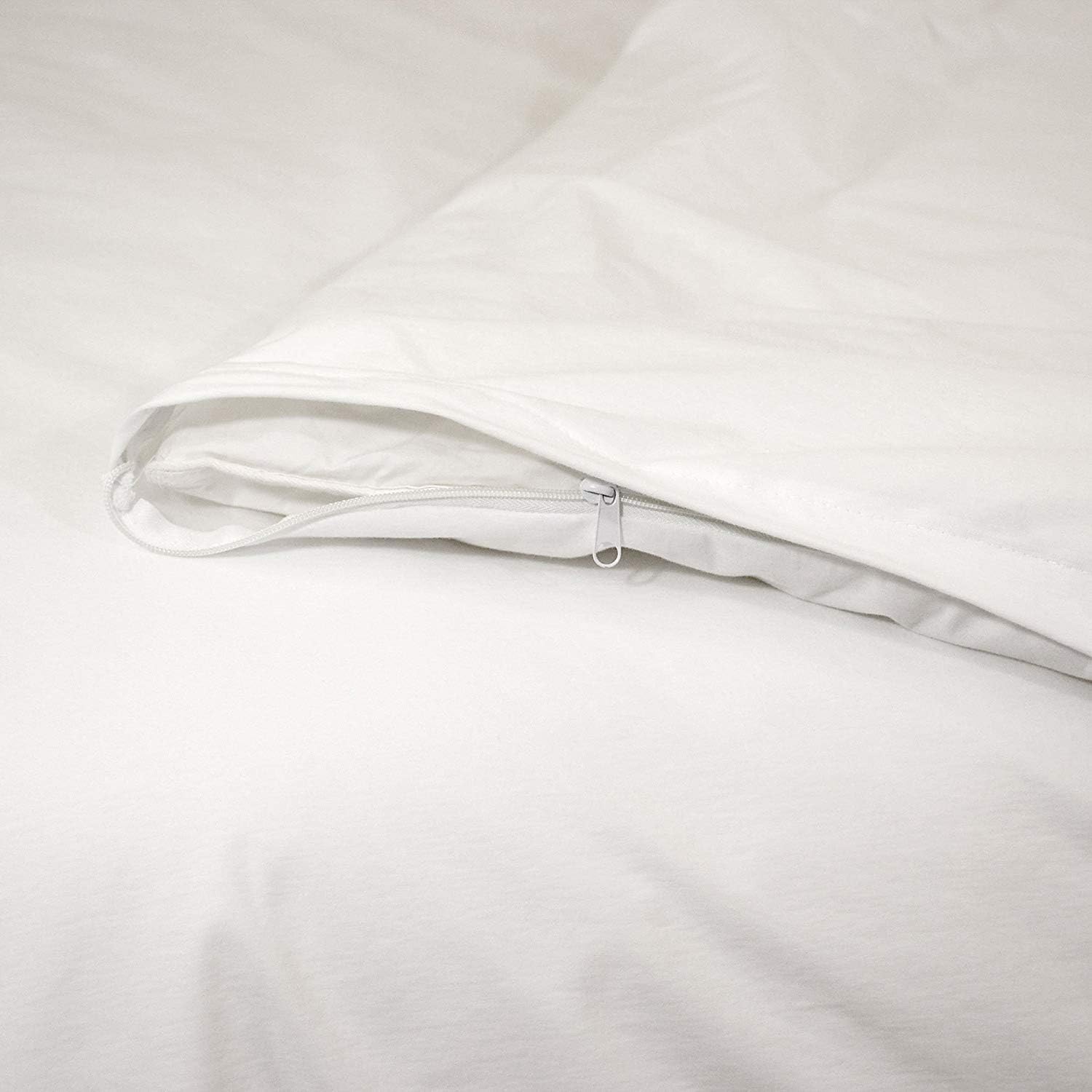 Duvet Quilt Protector Zippered 54 x 78 Inches 135x200cm Anti Allergy