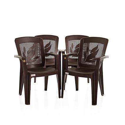 Varmora Premium Chair Set of 4 (Vermo Ergo - Brown)