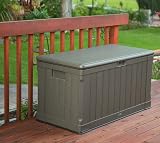 LIFETIME 439 Litre Storage Box Dark Brown Dual-Wall HDPE view 3