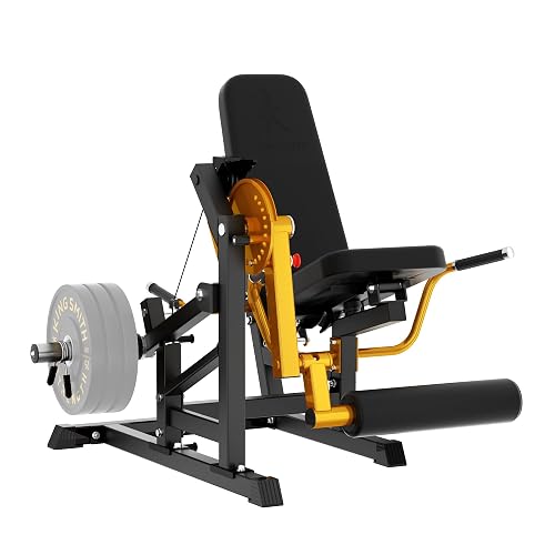 Leg Extension and Curl Machine for Home Gym, Adjustable Leg Workout ...