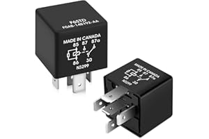 GFDOSO 2 Pcs P6SDT FOAB-14B192-AA Relay - 12VDC 40A 5 Pins, Fit for Ford Models, Ensure Stable Operation of Automotive Electrical Systems