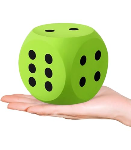 Amazon.com: Shappy 6 Inches Foam Dice Fun Filled Large Educational
