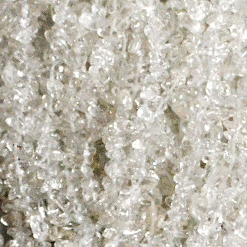 CRYSTAL CHIPS 36" NECKLACE AA+ QUARTZ BEADS