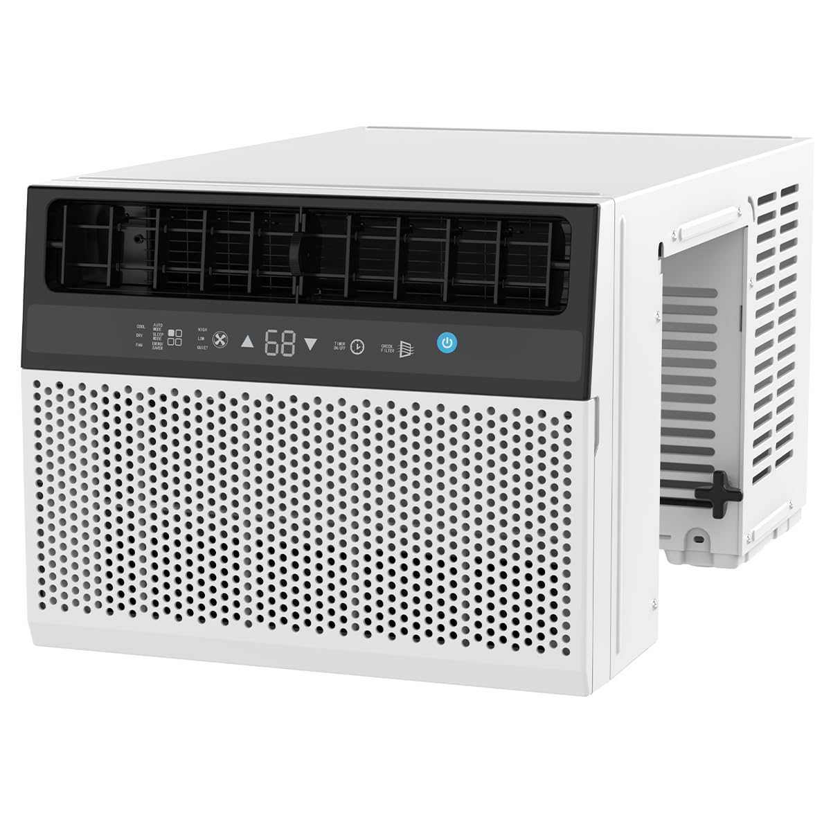 Photo 1 of ** USED / FUNCTIONAL TESTED ** 10000 BTU U-Shaped Window Air Conditioner, Window AC Unit for Room Cools Up 450 sq.ft, Saddle Air Conditioner with Cooling, Dehumidifier and 3 Fan Speeds, 24-hour Timer, Installation Kit