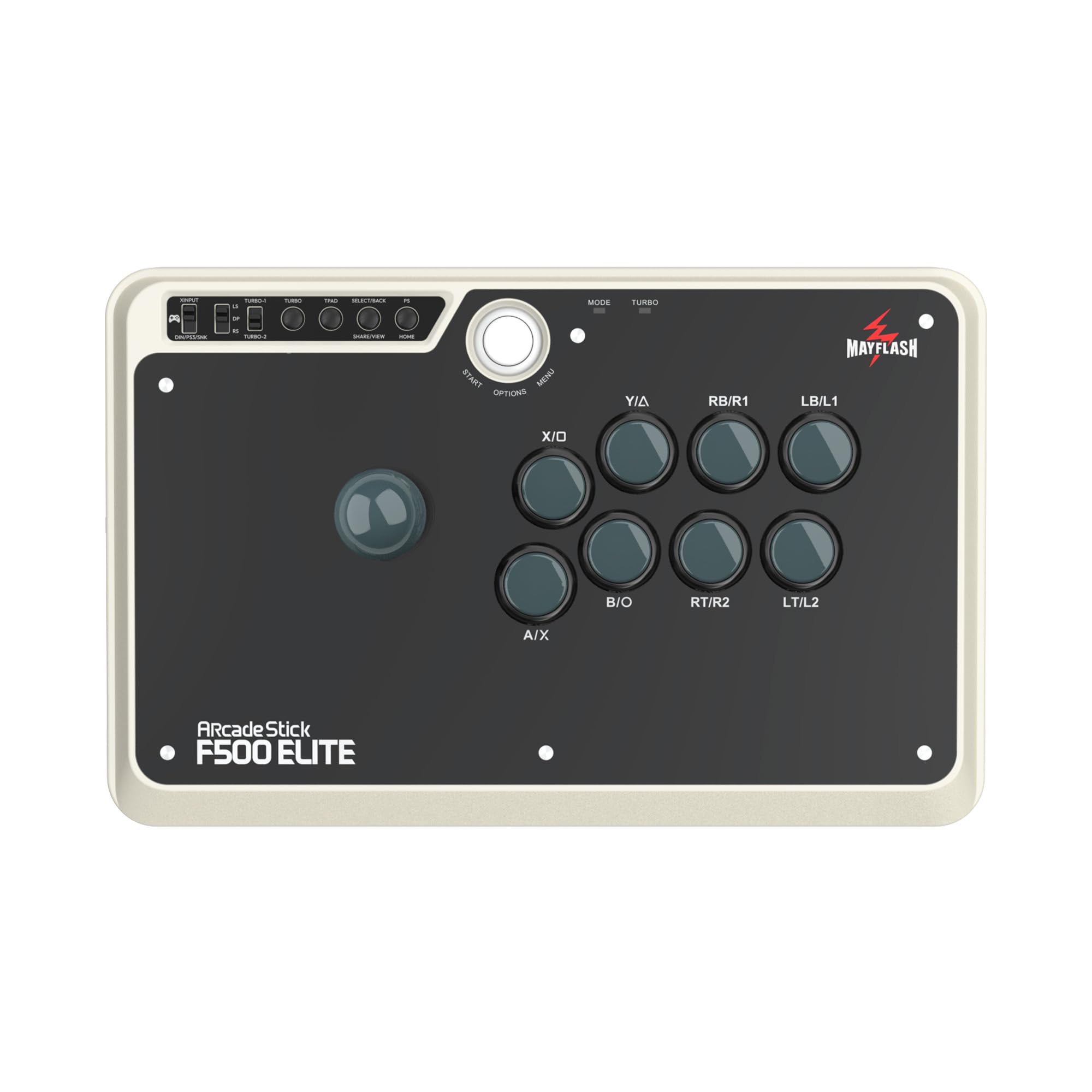 May Flash F500 Elite Controlador de Videojuegos USB, Compatible con Xbox Series S/X, Xbox One, Switch, PlayStation 4, PC Windows