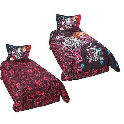 Monster High Twin Comforter Set Amazon In Home Kitchen