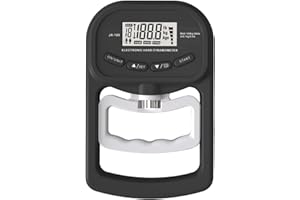 Hand Grip Dynamometer Grip Strength Tester 396 lbs with LCD Display Grip Strength Trainer Auto Capturing Electronic Handgrip 