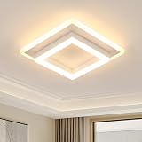 DELIPOP 30W LED Ceiling Light Square 3375LM 3000K White Fixture view 1