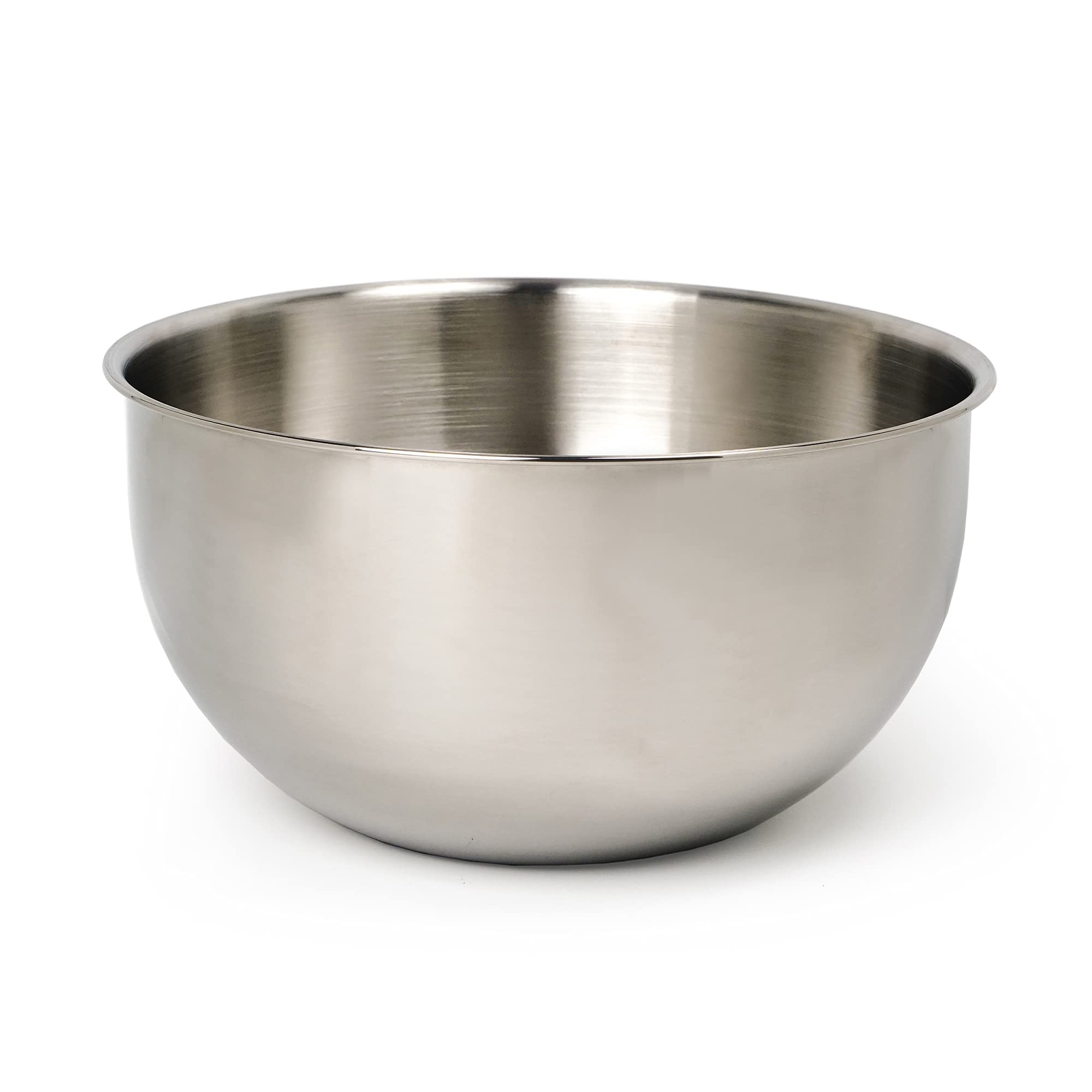 RSVP International Endurance Stainless Steel Mixing Bowls, 8 Quart Image