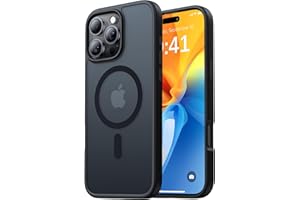 Shiiuou Strong Magnetic for iPhone 16 Pro Case, Skin-Friendly [Compatible with Magsafe] [Military-Grade Test Protection] Never Yellow Slim Translucent Matte Cover for iPhone 16 Pro Phone Case, Black