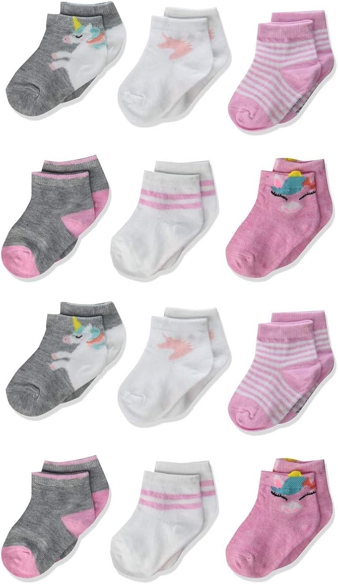 Cherokee Little Girls 12 Pack Shorty Socks: Clothing
