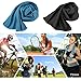 NUOYIGAOGE Cooling Towel, Snap Cooling Towel for Sports/Workout/Fitness/Gym/Yoga/Pilates/Travel/Camping, Pack of 2