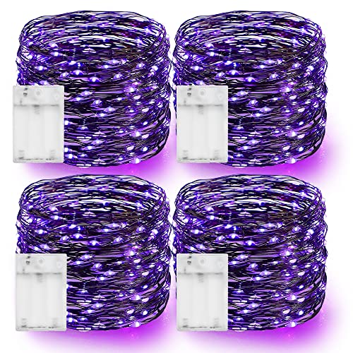 Dazzle Bright Purple Halloween String Lights