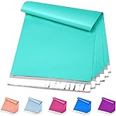 Metronic Poly Mailers 12x15.5 200 Pack Large Shipping Bags，Strong Adhesive Mailing Bags, Waterproof and Tear-Proof Multipurpose Envelopes for Clothing, Small Business,Postal Bags Teal