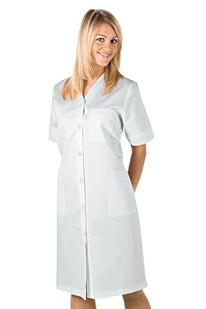 Robinson Damen Kasack Medizinkittel Arztmantel weiß