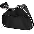 TeamObsidian Bike Cover - Outdoor Bike Storage, Bicycle Transportation or Travel Covers - Waterproof eBike Protection - For 1 to 3 Bikes - Heavy Duty Ripstop 600D Oxford Material